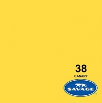 Фон бумажный Savage Canary (желтый) 2,72x11 м