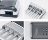 Зарядное устройство Palo NC-05 Standart Charger для Ni-MH, Ni-Cd аккумуляторов типа AA, AAA (серый)