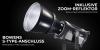 Профессиональный источник постоянного света JINBEI EF-600Bi PRO LED Video Light (2700-6500К, при 4200K: 250000 Lux (1м) с рефлектором,  RA> 96, TLCI> 97) Рефлектор в комплекте
