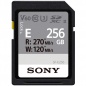 Карта памяти SDXC Sony SF-E Series 256Gb, UHS-II, V60, C10, U3 (SF-E256/T2 ET4) R270MB/S, W120MB/S