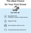 Дрон DJI Mini 4K с пультом дистанционного управления DJI RC-N1C Fly More Combo 