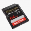 Карта памяти SDXC SanDisk Extreme Pro 64GB UHS-I Card C10, U3, V30 (SDSDXXU-064G-GN4IN)  R200/W90