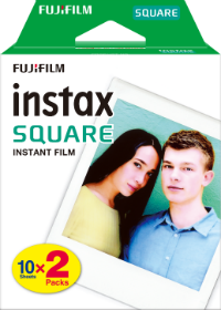 Пленка Fujifilm instax SQUARE для фотокамер SQ40,  SQ20, SQ10, SQ6, SQ1, SP3, SQUARE LINK Instant Film (20 штук в упаковке)