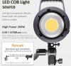 Профессиональный источник постоянного света JINBEI EFII-200Bi LED Video Light (2700-6500K, при 6500K: 50000 Lux (1м) с рефлектором, Ra>97, TLCI>98) Рефлектор в комплекте