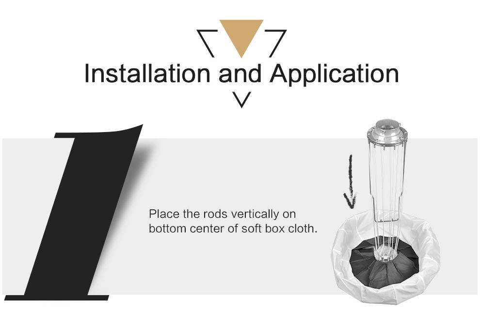 Зонт-софтбокс на просвет Jinbei Quick Ball Softbox Ф100 + Ткань/шторка управления светом