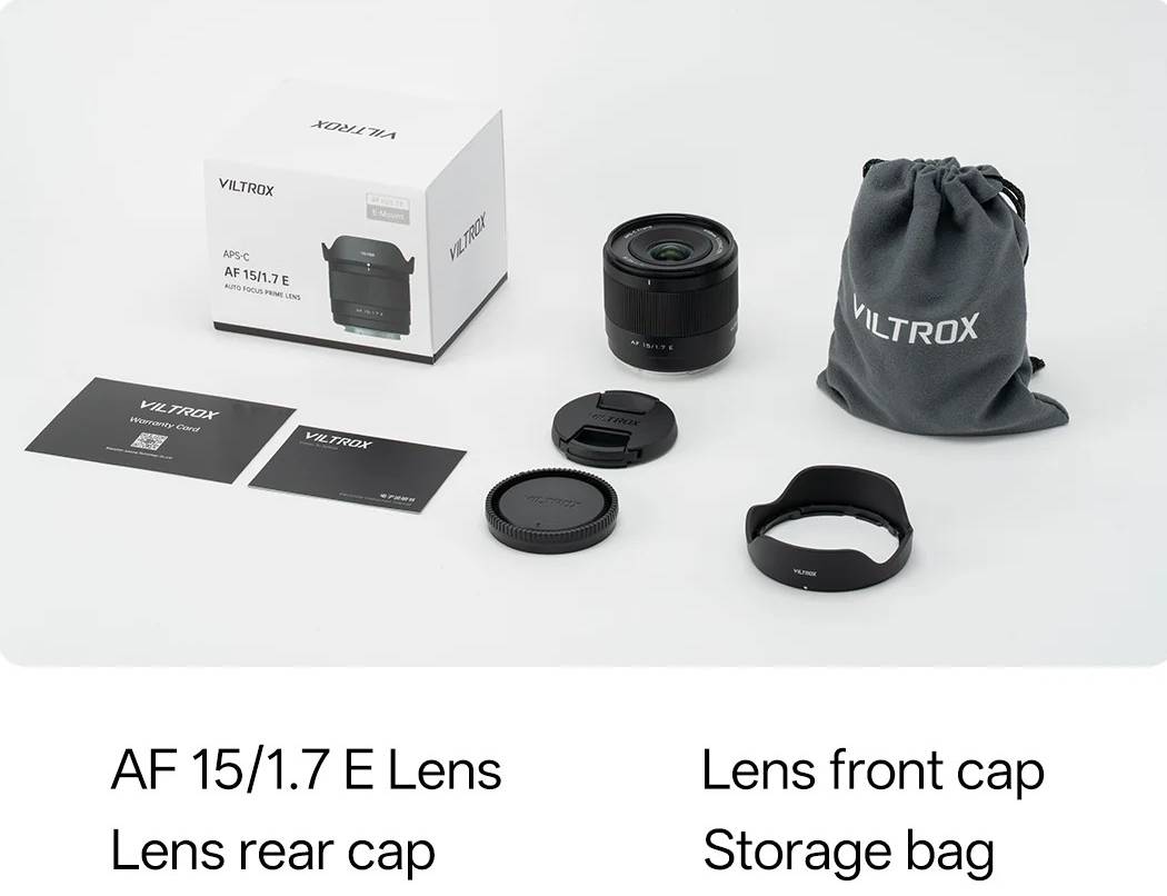 Объектив Viltrox AF 15mm f/1.7 Air (для камер Sony E)