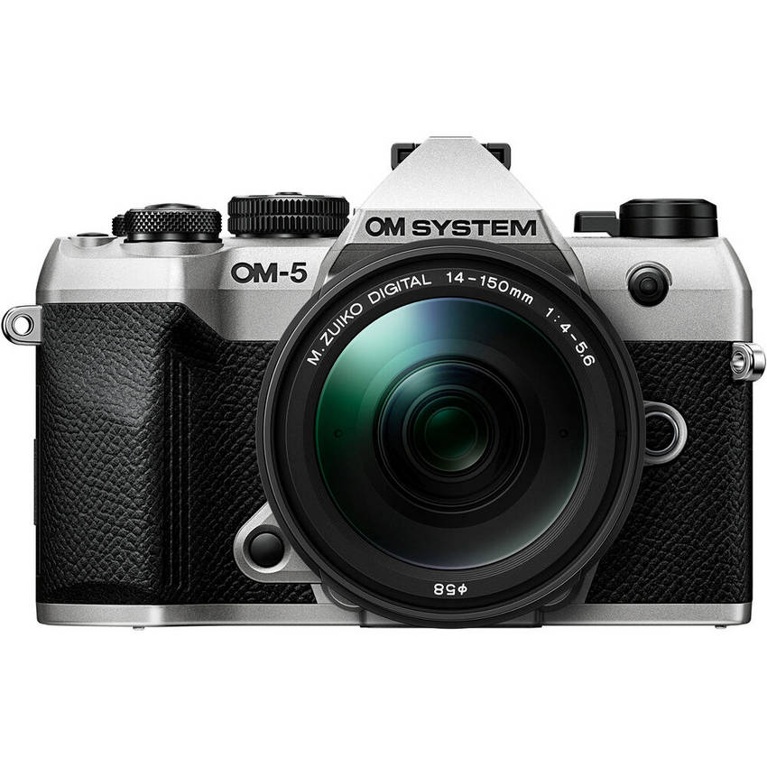 Цифровой фотоаппарат OM SYSTEM / Olympus OM-5 Mark II Kit (M.Zuiko Digital ED 14-150mm f/4-5.6 II) Silver