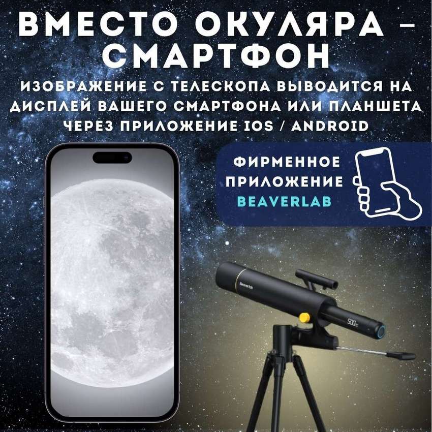 Цифровой телескоп Xiaomi BeaverLAB TW1 500мм