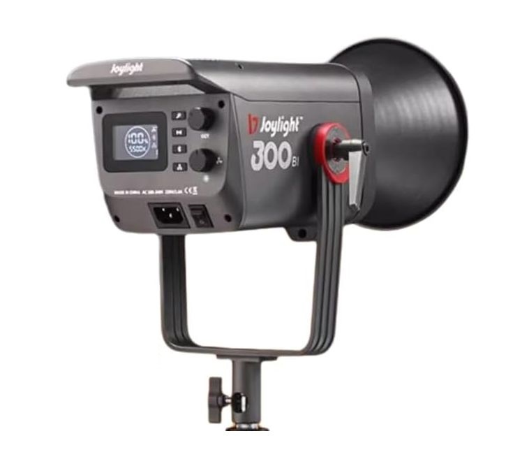Профессиональный источник постоянного света Jinbei/Joylight JL-300Bi (2700К ~ 6500К, при 5500K&6500K: 11500 Lux (1м) без рефлектора, Ra> 96, TLCI> 96, SSI> 91) Рефлектор в комплекте