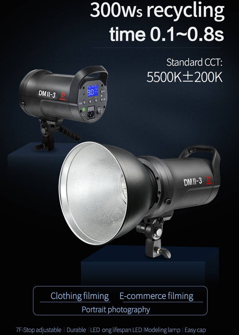 Импульсный осветитель JINBEI DMII-3 (300Вт)