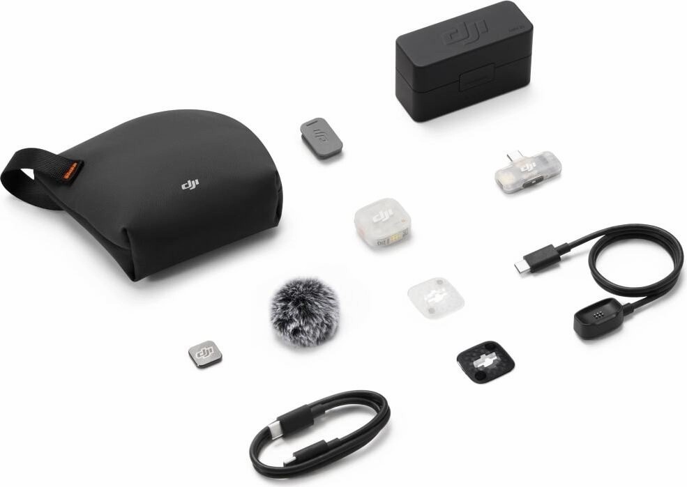 Беспроводной микрофон петличка DJI Mic Mini 2S (1 TX + 1 Mobile RX + Charging Case)