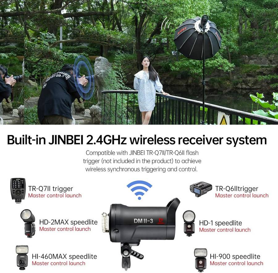 Импульсный осветитель JINBEI DMII-3 (300Вт)