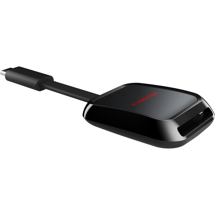 Картридер SanDisk SD UHS-I, USB-C (SDDR-C751-GNANN) R250/W170
