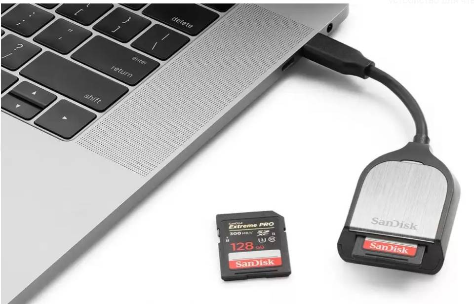 Cверхскоростной картридер SanDisk Extreme PRO SD UHS-II USB-C (SDDR-409-G46)