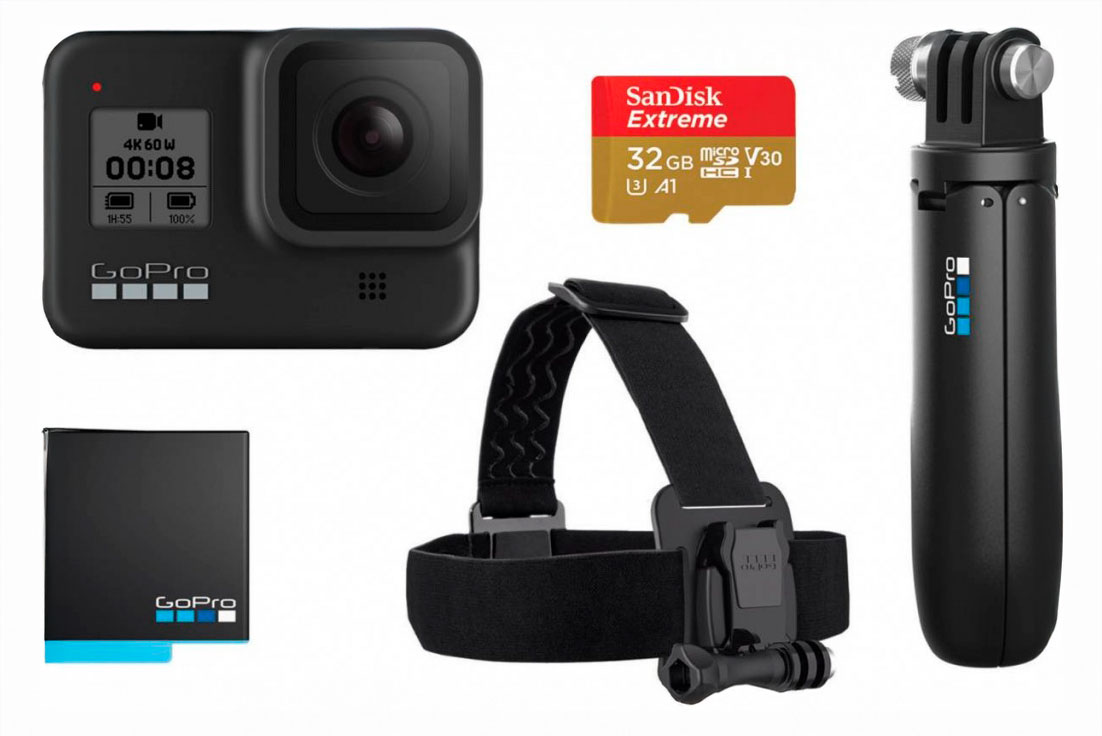 Экшн-камеры GoPro HERO8 Black Special Bundle (в расширенной комплектации) поступили в продажу