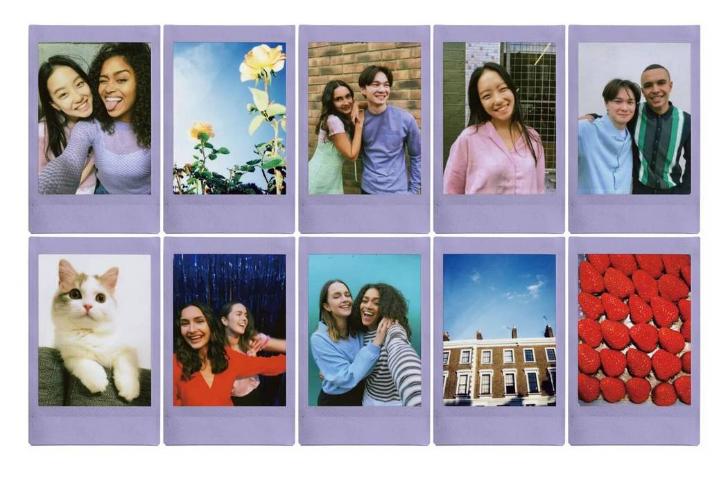 Пленка Fujifilm instax mini Soft Lavender Film (10 штук в упаковке) подходит для фотокамер и принтеров instax mini