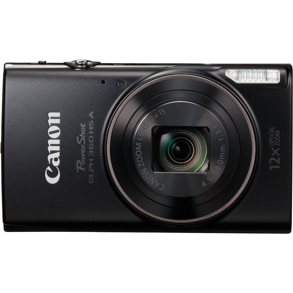 Компактный фотоаппарат Canon PowerShot ELPH 360 HS A Black