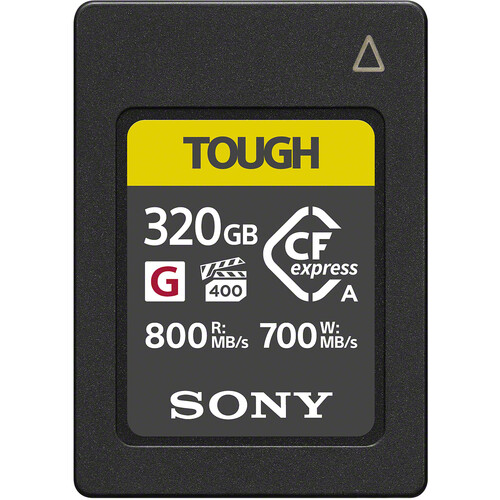 Карта памяти Sony CFexpress Type А TOUGH CEA-G 320GB (Sony CEA-G320T) R800MB/S, W700MB/S