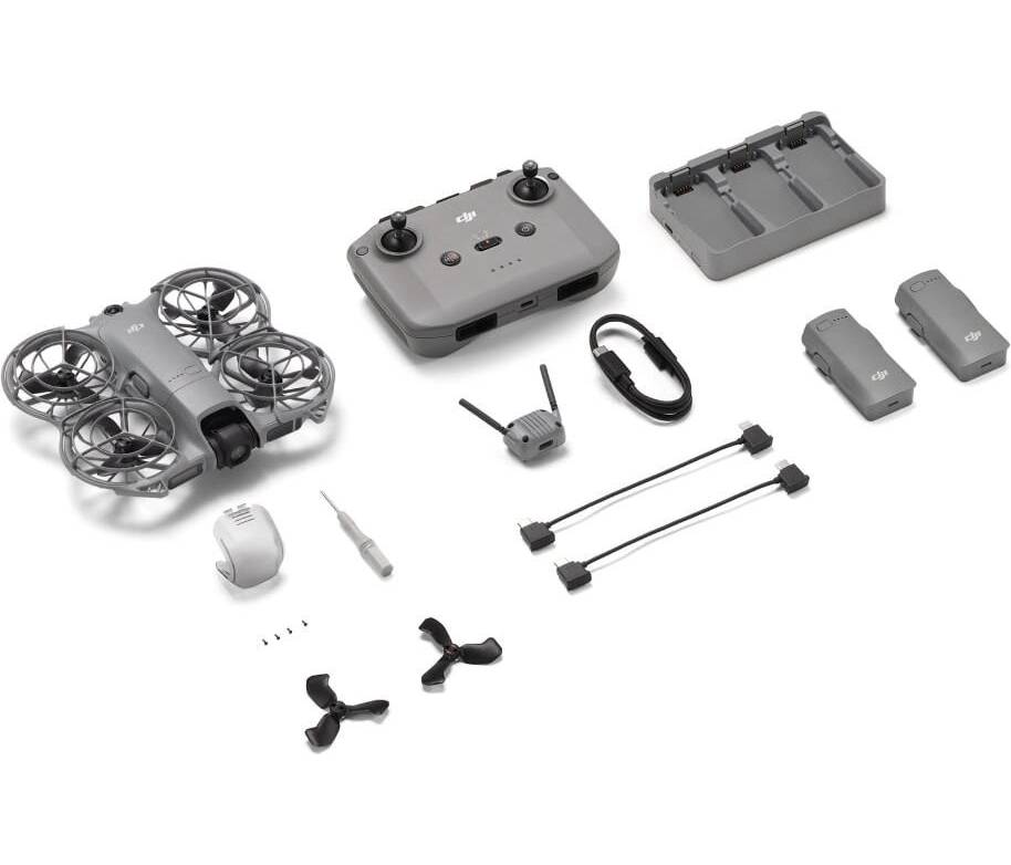 Дрон DJI Neo 2 Fly More Combo с пультом дистанционного управления (DJI RC-N3)