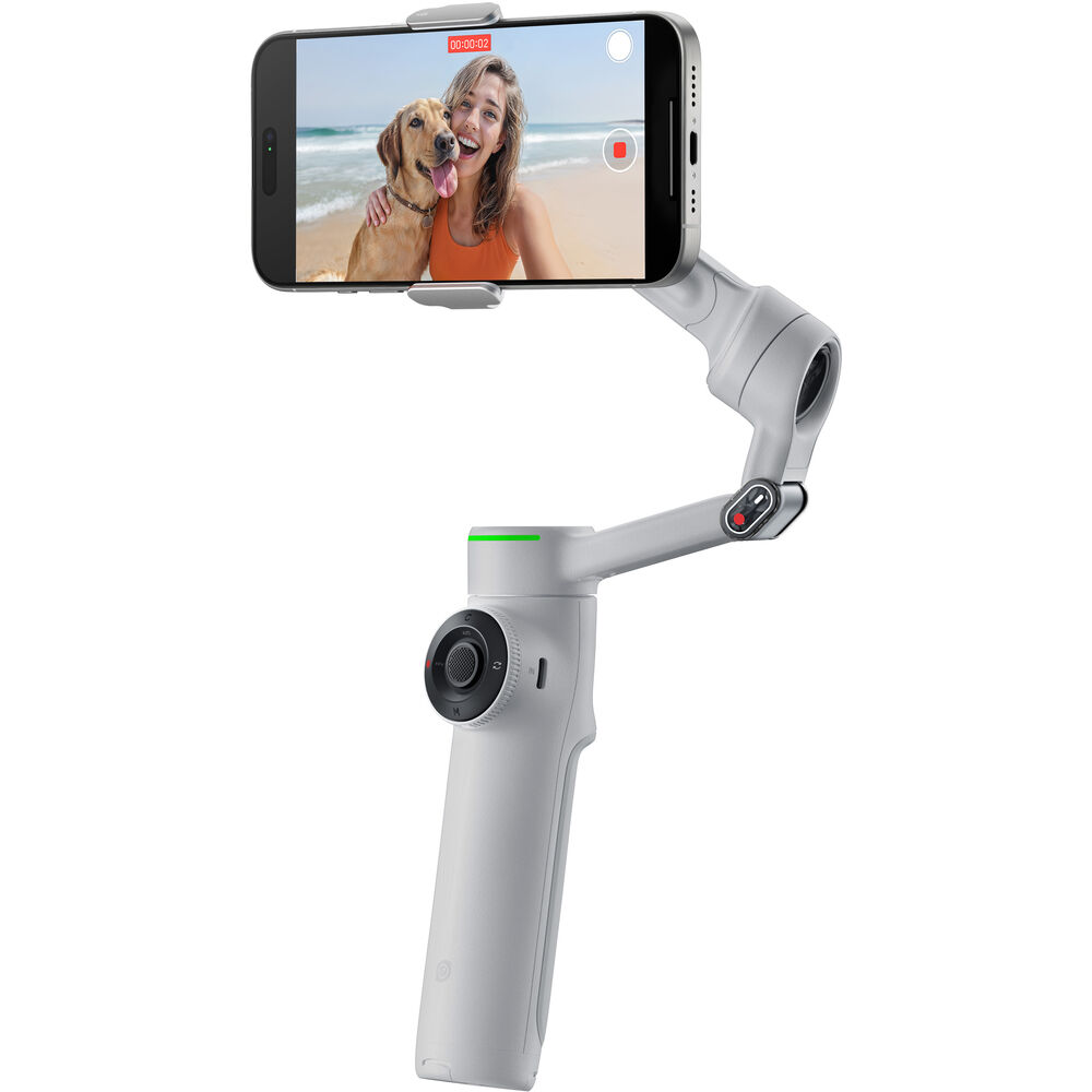 Электронный стабилизатор для смартфонов Insta360 Flow 2 Pro с функциями искусственного интеллекта (Stone Gray)