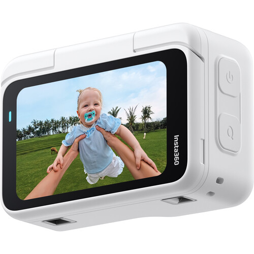Сверхкомпактная экшн-камера со стабилизацией Insta360 GO Ultra Standard Bundle Arctic White (вес 109гр, 2,5-дюймовый поворотный сенсорный экран)