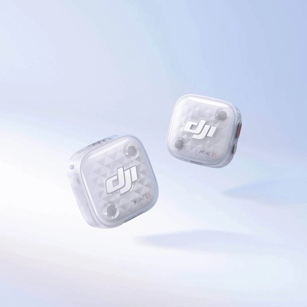 Комплект беспроводных микрофонов петличек DJI Mic Mini 2S (2 TX + 1 RX + Charging Case)