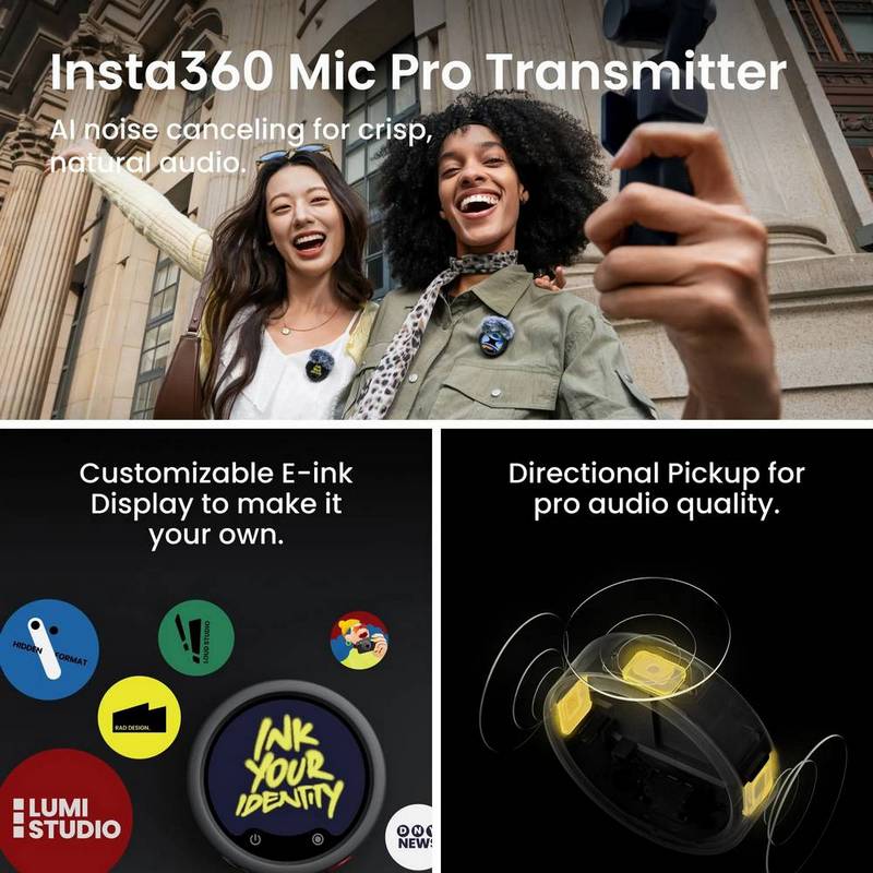Экшн-камера Insta360 Luna Ultra Creator Bundle (Cosmic Black)