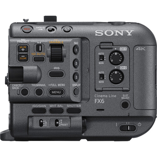 Полнокадровая кинокамера Sony FX6 Cinema Line (ILME-FX6V) Body Multi-language, Russian Гарантия 2 года