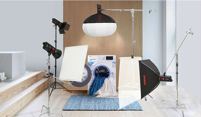 Зонт-софтбокс на просвет Jinbei Quick Ball Softbox Ф100 + Ткань/шторка управления светом
