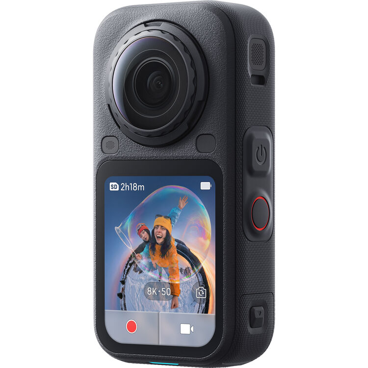 Панорамная экшн-камера Insta360 X6 (CINSABXA-X601) 8K Standard Bundle (Midnight Black)