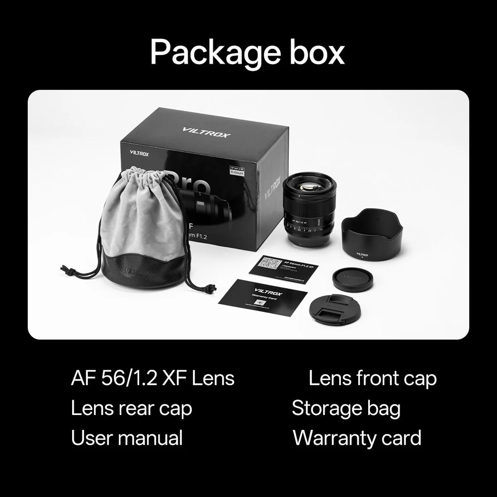 Объектив Viltrox AF 56mm f/1.2 Pro (для камер Fujifilm X)