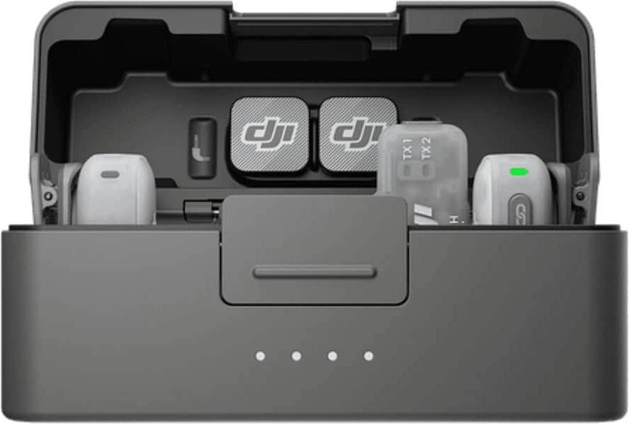Комплект беспроводных микрофонов петличек DJI Mic Mini 2 (2 TX + 1 Mobile RX + Charging Case)