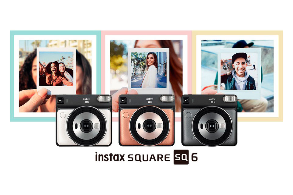 Поступление новых моментальных фотоаппаров Fujifilm Instax SQUARE SQ6