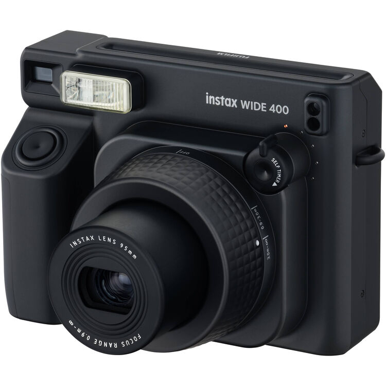 Моментальный фотоаппарат Fujifilm Instax WIDE 400 Black (Большой размер кадра)