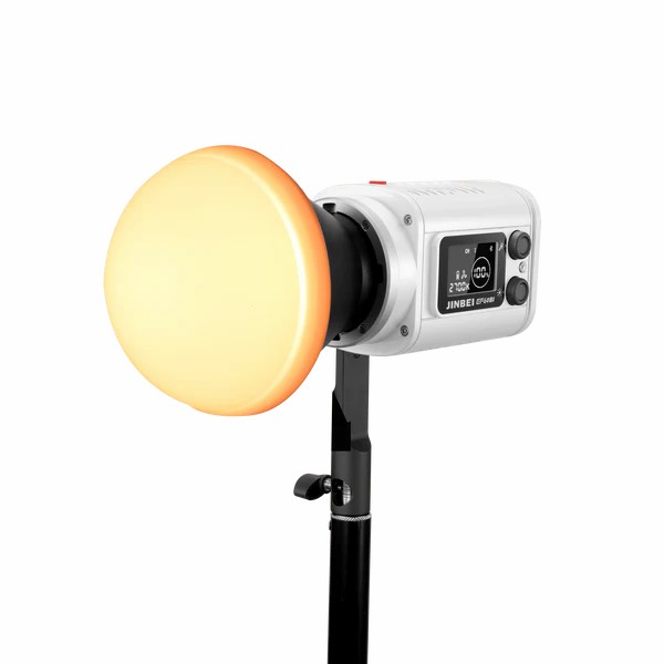 Профессиональный источник постоянного света JINBEI EF-60Bi LED Light (2700-6500К, при 5500К: 35000 Lux (0.5м) с рефлектором, Ra>95) Grey Рефлектор в комплекте