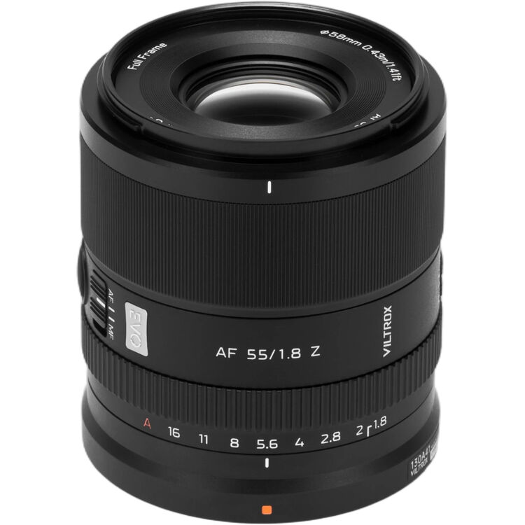 Объектив Viltrox AF 55mm f/1.8 EVO (для камер Nikon Z)