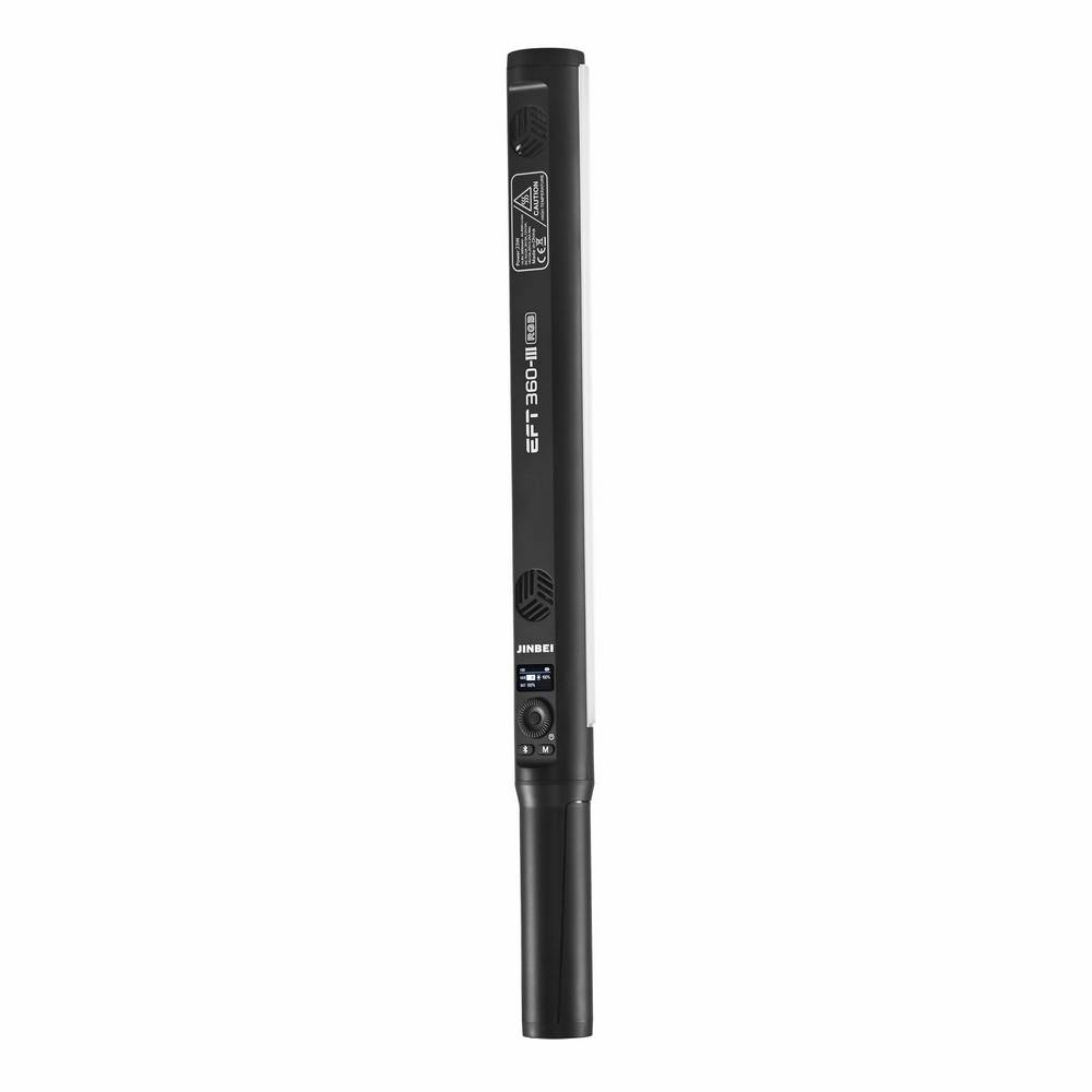 Яркая ручная светодиодная RGB-панель Jinbei EFT-360III RGB 2000°K-7500°K (при 5500K: 8500Lux (0,5м), Ra>95, TLCI>98, Мощность 23Вт, Световые эффекты: 20шт)