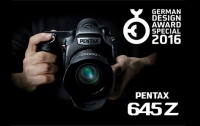 Среднеформатная камера Pentax 645Z получила German Design Award 2016