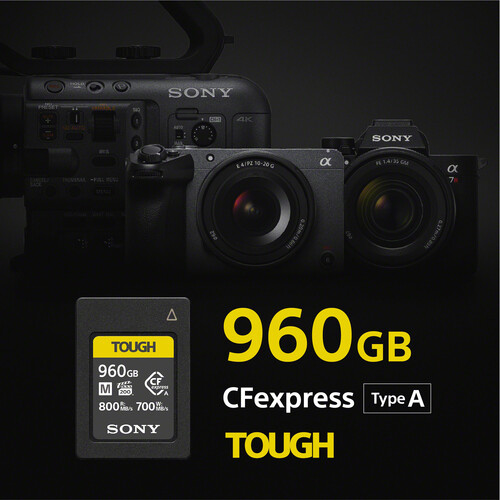 Карта памяти Sony CFexpress Type А TOUGH CEA-A 960GB (Sony CEA-M960T) R800MB/S, W700MB/S
