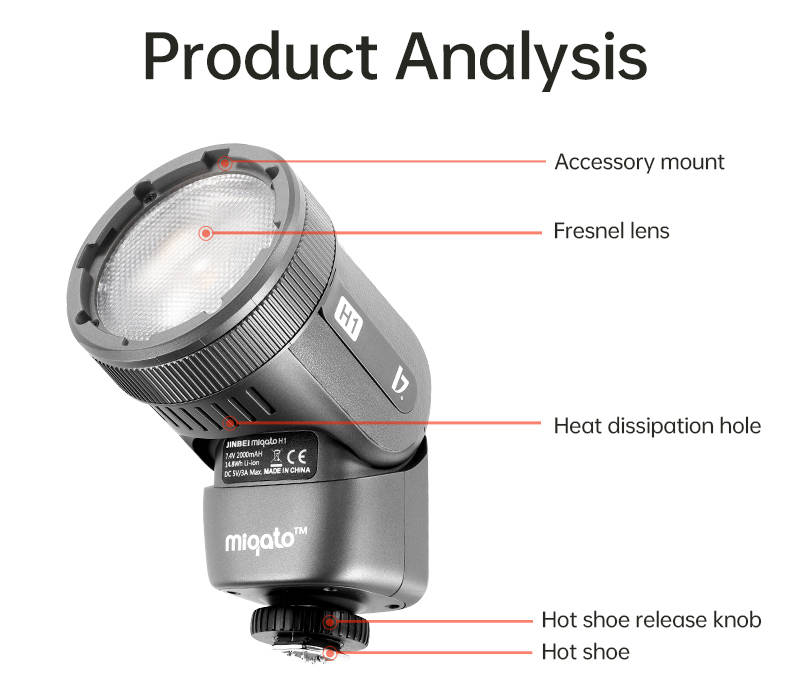 Вспышка универсальная JINBEI H1 S TTL HSS Speedlite Blue (для камер Sony)