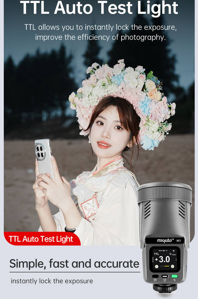 Вспышка универсальная JINBEI H1 S TTL HSS Speedlite Blue (для камер Sony)