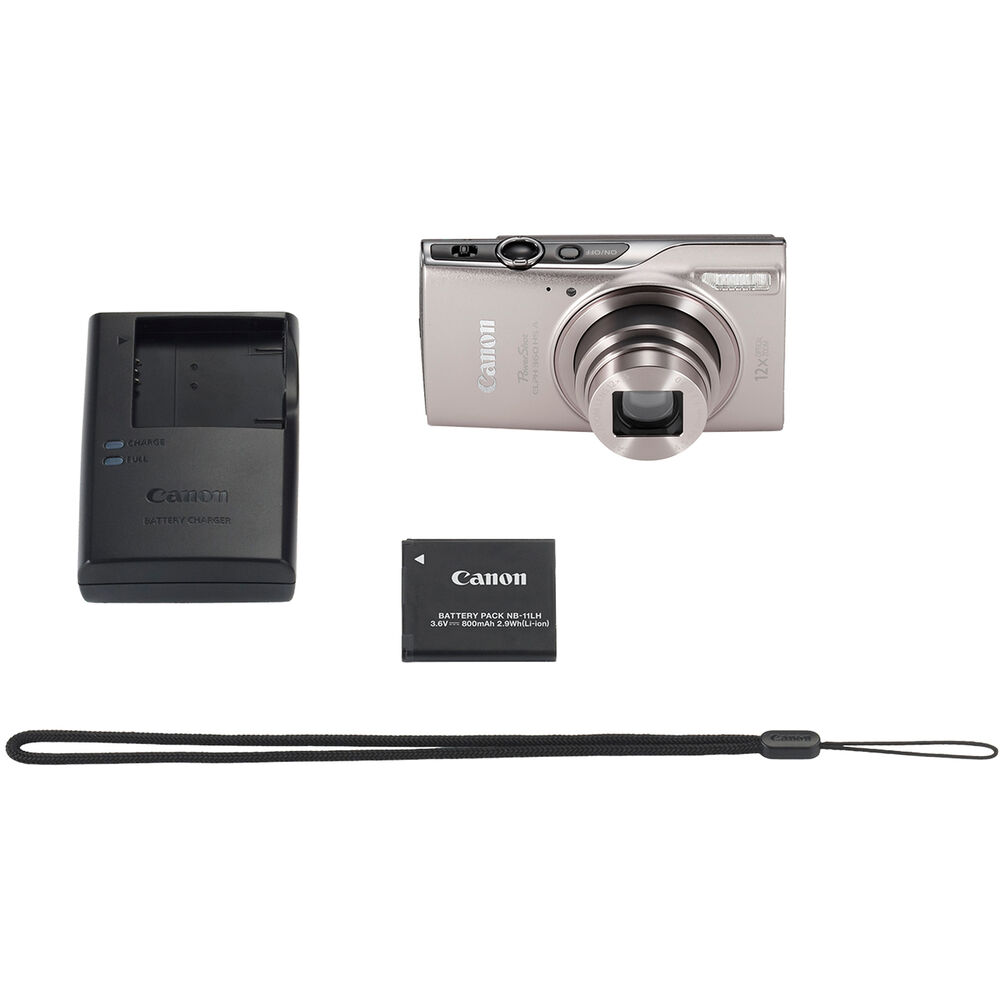 Компактный фотоаппарат Canon PowerShot ELPH 360 HS A Silver