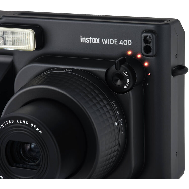 Моментальный фотоаппарат Fujifilm Instax WIDE 400 Black (Большой размер кадра)