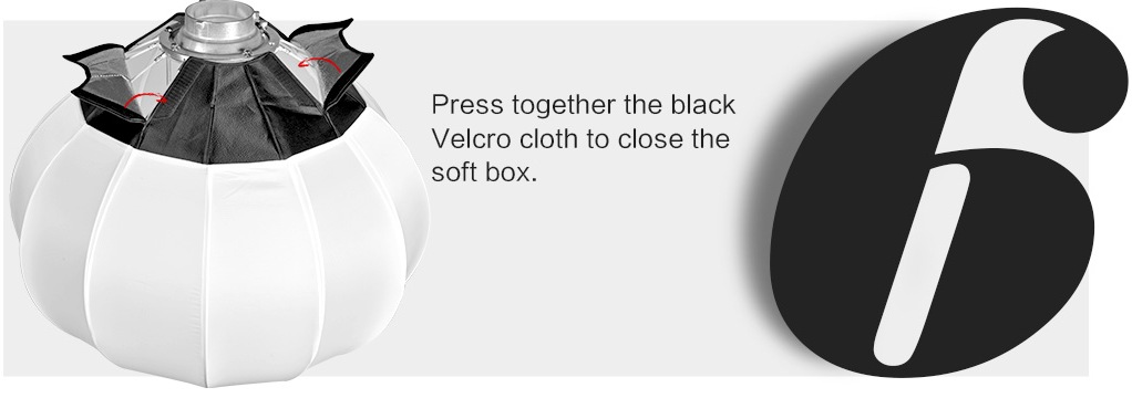 Зонт-софтбокс на просвет Jinbei Quick Ball Softbox Ф100 + Ткань/шторка управления светом