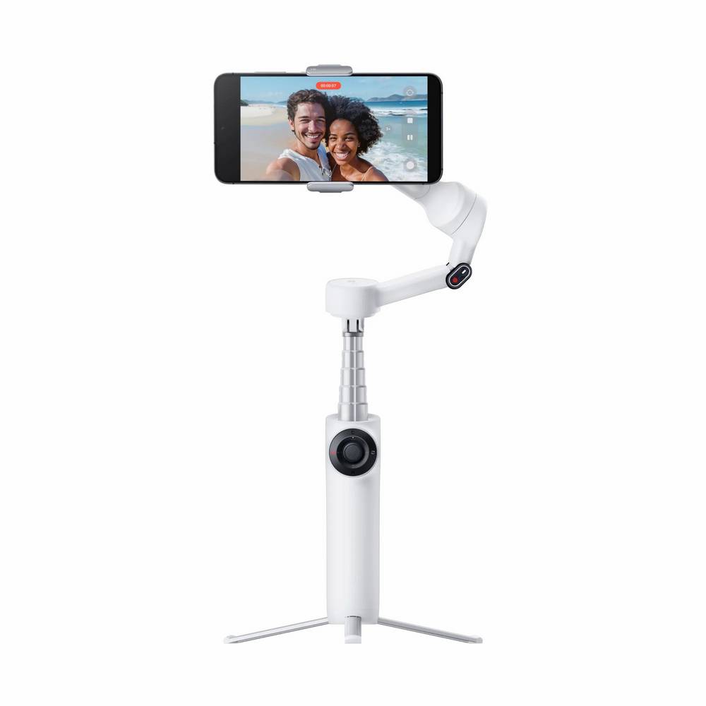 Электронный стабилизатор для смартфонов Insta360 Flow 2 AI Tracker Bundle с функциями искусственного интеллекта (Summit White)