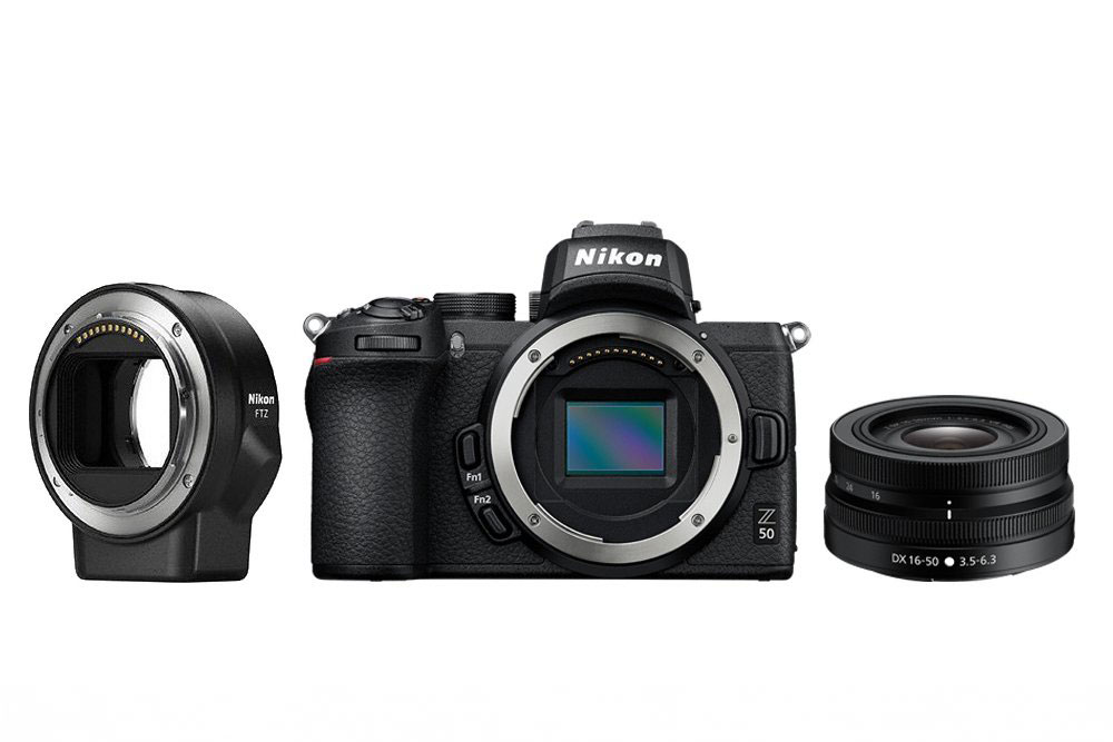 Поступление новых фотокамер Nikon Z50 Kit (в комплекте объектив Nikkor Z DX 16-50mm f/3.5-6.3 VR) + FTZ Adapter