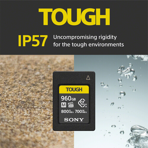 Карта памяти Sony CFexpress Type А TOUGH CEA-A 960GB (Sony CEA-M960T) R800MB/S, W700MB/S