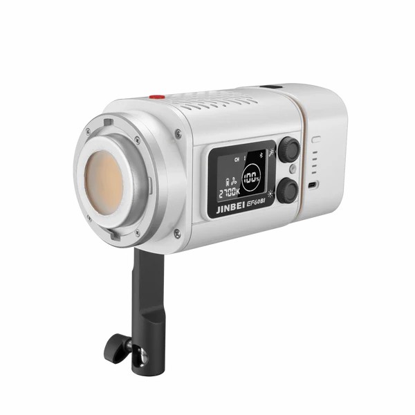 Профессиональный источник постоянного света JINBEI EF-60Bi LED Light (2700-6500К, при 5500К: 35000 Lux (0.5м) с рефлектором, Ra>95) Grey Рефлектор в комплекте