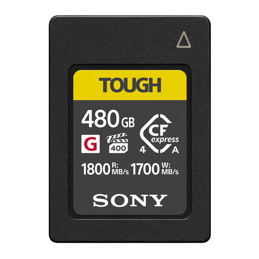 Карта памяти Sony CFexpress 4.0 Type A TOUGH CEA-G 480Gb (CEA-G480T) R1800MB/S, W1700MB/S