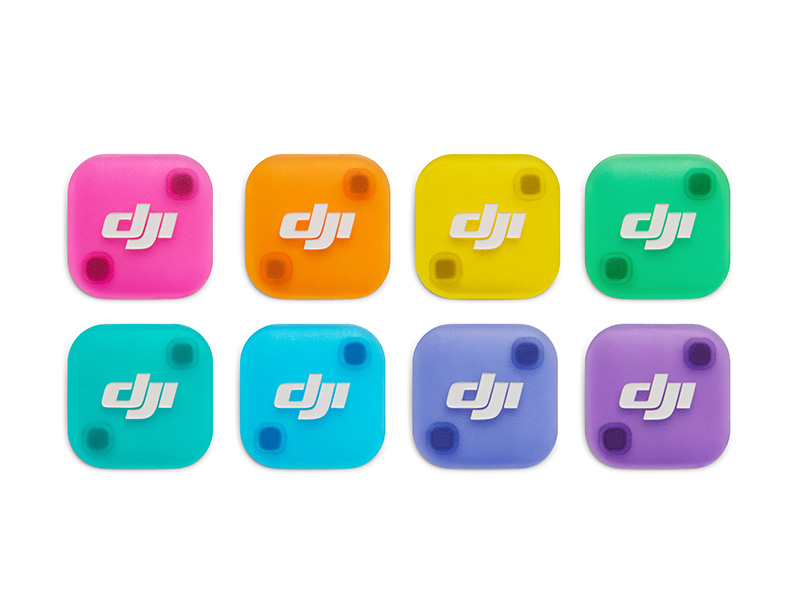 Набор многоцветных магнитных передних крышек для микрофона DJI Mic Mini 2 Multi-Color Magnetic Front Cover